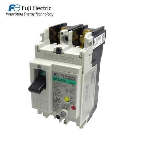 ELCB Fuji EW32AAG-2P* 2.5kW 32A 15-100mA