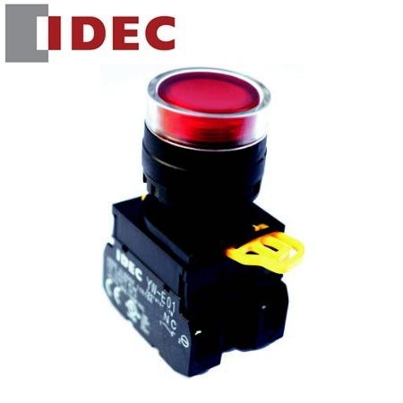 Nút nhấn nhả IDEC YW1L-MF2E11Q4G, 22mm