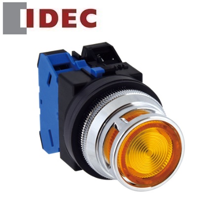 Nút nhấn nhả IDEC YW1L-M2E10QM3 (R, Y), 22mm