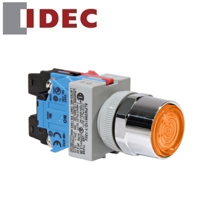 Nút nhấn nhả IDEC YW1L-M2E10QM3 (R, Y), 22mm